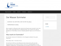 wasser-sommelier.de Webseite Vorschau