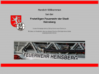 feuerwehr-heinsberg.de Webseite Vorschau
