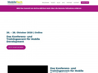mobiletechcon.de Webseite Vorschau