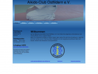 aikido-club-ostfildern.de Webseite Vorschau