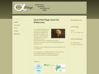 alpha-pflege.info Webseite Vorschau