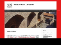 bauzunfthaus.de Webseite Vorschau