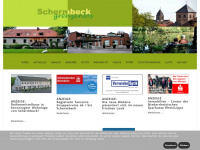 schermbeck-grenzenlos.de Webseite Vorschau