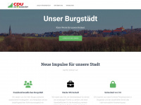 cdu-burgstaedt.de Webseite Vorschau