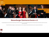 wasserburger-kammerorchester.de Webseite Vorschau