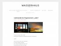 wasserhaus.at Webseite Vorschau
