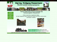 wassermann-vermessung.de Webseite Vorschau