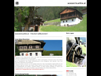 wassermuehle.at Webseite Vorschau