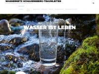 wassernetz.at Webseite Vorschau