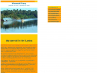 wasserski-srilanka.de Webseite Vorschau