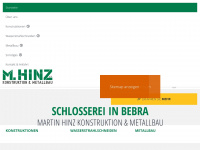 wasserstrahl-hinz.de Webseite Vorschau