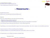 wassersuche.at Webseite Vorschau