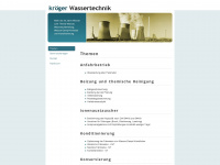 wassertechnik-kroeger.de Webseite Vorschau