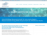 wasserverband-kinzig.de Webseite Vorschau