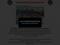 wasserwacht-dinkelsbuehl.de Webseite Vorschau