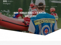 wasserwacht-kruen-wallgau.de Webseite Vorschau