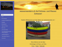 wasserwandern.ch Webseite Vorschau
