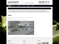 wassmannag.ch Webseite Vorschau