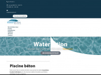 wateraction.ch Webseite Vorschau