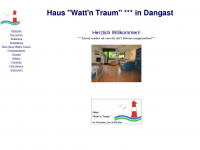 wattn-traum-dangast.de Webseite Vorschau