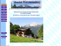 watzmannblick.de Webseite Vorschau