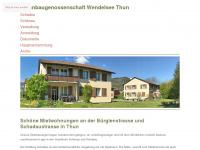 wbg-wendelsee.ch Webseite Vorschau