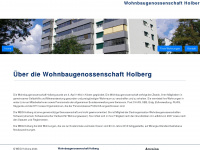 wbgholberg.ch Webseite Vorschau