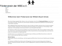 wbs-foerderverein.de Webseite Vorschau