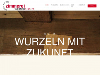 wbucher-zimmerei.ch Webseite Vorschau