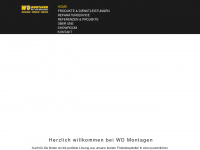 wd-montagen.ch Webseite Vorschau