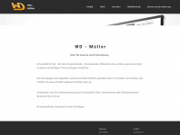 wd-mueller.de Webseite Vorschau