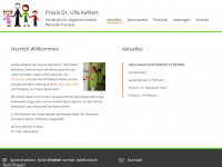 praxis-kahlert.de Webseite Vorschau