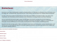 we-love-bremerhaven.de Webseite Vorschau