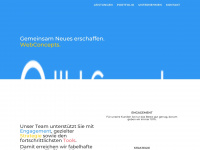 web-concepts.ch Webseite Vorschau