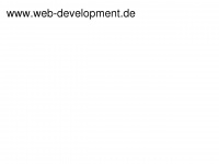 web-development.de Webseite Vorschau