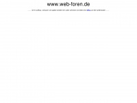 web-foren.de Webseite Vorschau