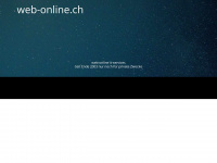 web-online.ch Webseite Vorschau