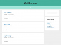 web-shopper.de Webseite Vorschau