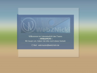 web2nicki.de Webseite Vorschau