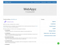 webappz.de Webseite Vorschau