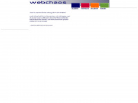 webchaos.ch Webseite Vorschau