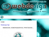 webdesign-sigl.de Webseite Vorschau