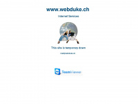 webduke.ch Webseite Vorschau