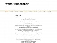 weber-hundesport.de Webseite Vorschau