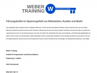 weber-training.ch Webseite Vorschau