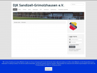 djk-sandizell.de Webseite Vorschau