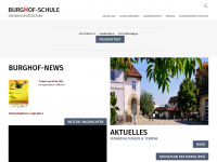 burghof-schule.de Webseite Vorschau