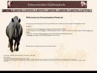 schwarzwaelder-pferde.de Webseite Vorschau