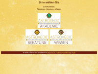 astrovedic.de Webseite Vorschau
