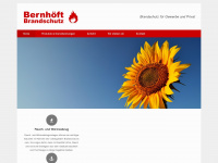 bernhoeft-brandschutz.de Webseite Vorschau